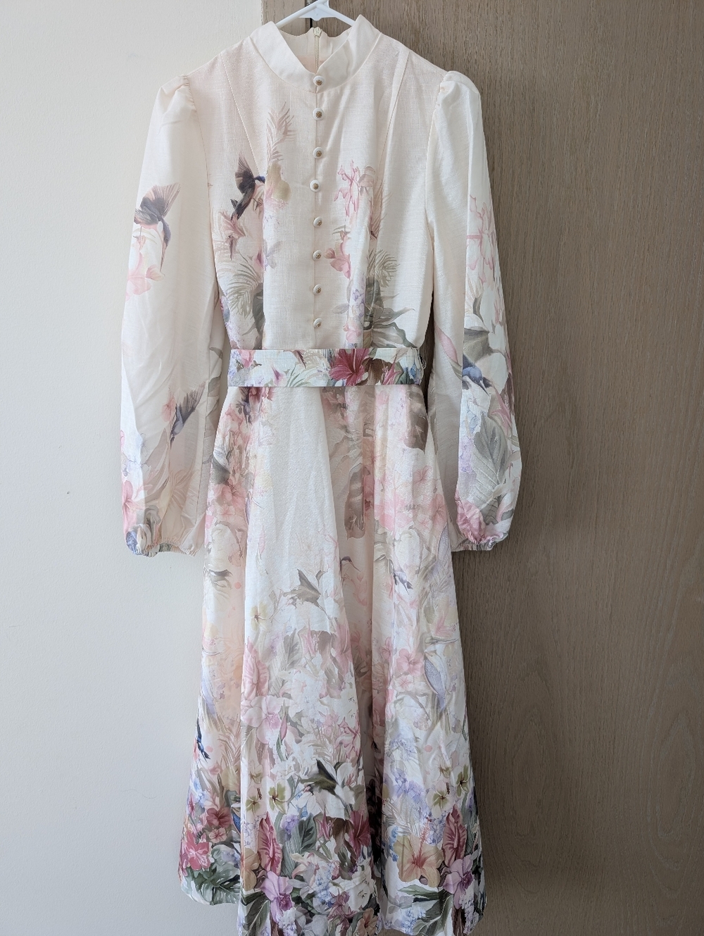 Commense Floral Midi Dress - Size M | Wedding Party Holiday Event Summer Style - Picture 6 of 11